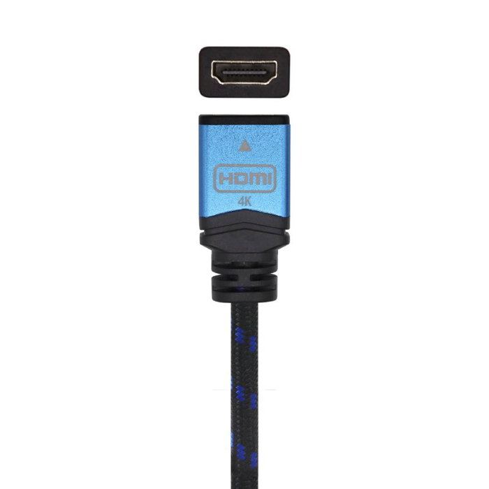 Aisens Prolongador HDMI V2.0 Premium 2m Negro/Azul